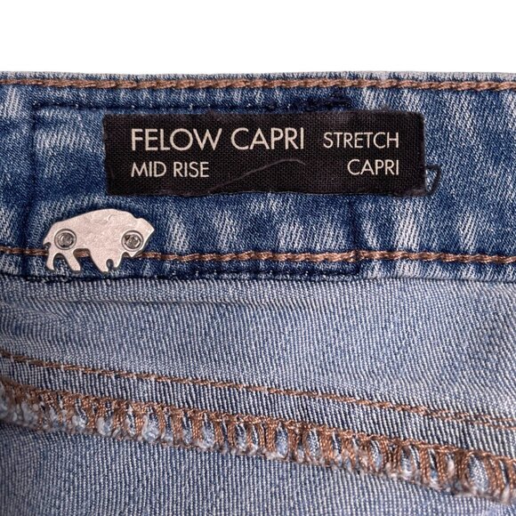 Buffalo 🐃David Bitton Felow Capri Mid Rise Stretch Jeans - Picture 6 of 7